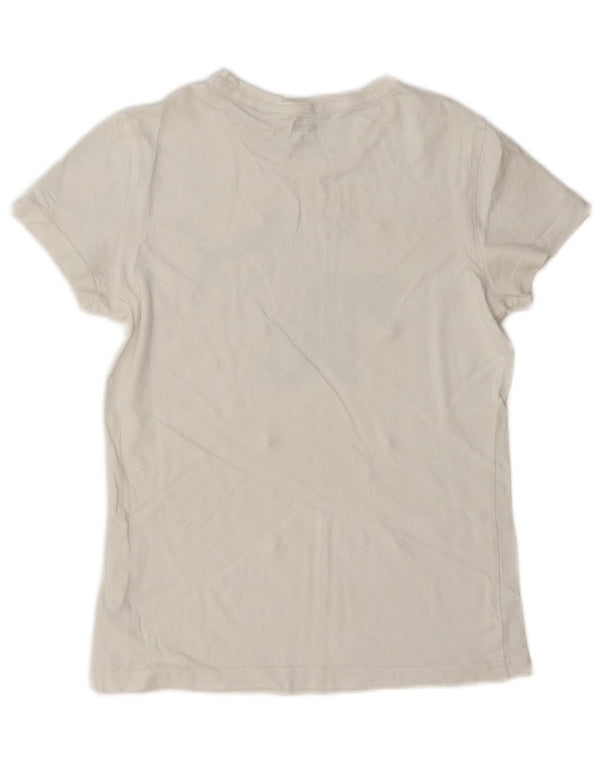 Γυναικείο γραφικό μπλουζάκι Puma Top UK 6 XS Λευκό