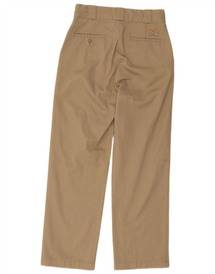 Dickies Γυναικείο ίσιο παντελόνι Chino W26 L27 Μπεζ πολυεστέρας