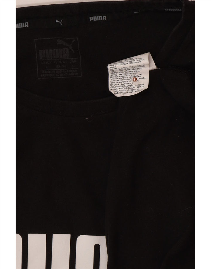 Ανδρικό γραφικό T-Shirt PUMA Top Large Μαύρο Βαμβακερό