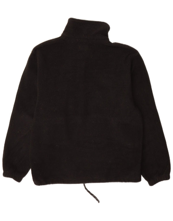Aesse Ανδρικό φερμουάρ Fleece Jumper Μεσαίο Μαύρο Πολυεστέρας