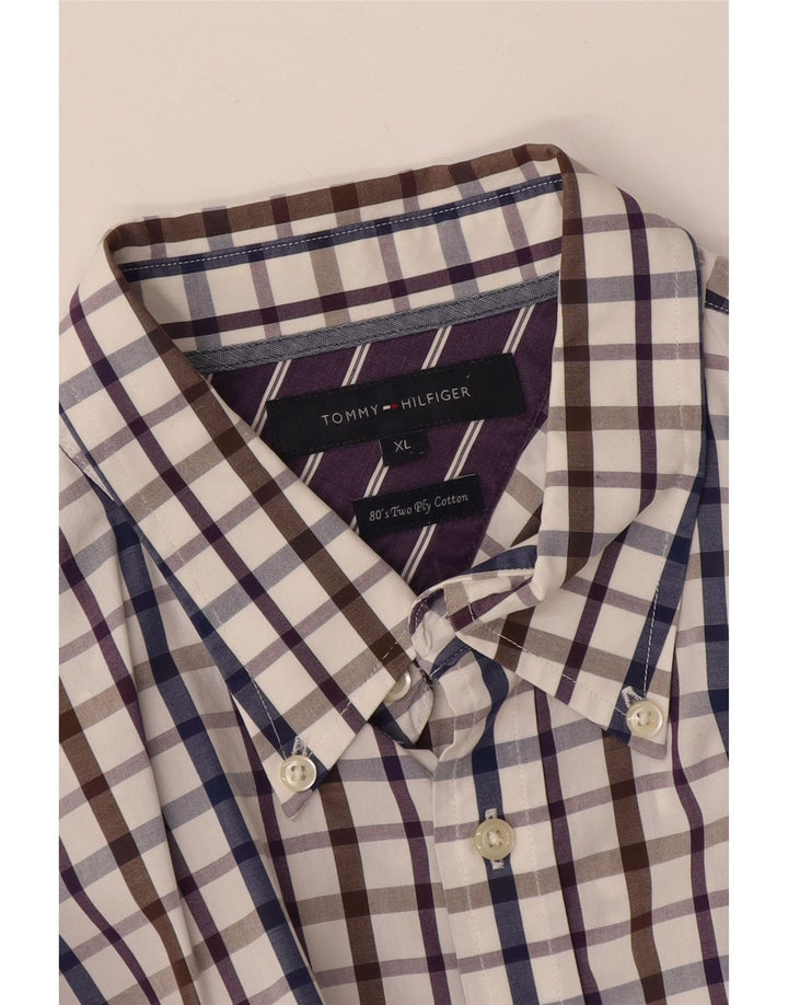 Ανδρικό πουκάμισο Tommy Hilfiger XL Πολύχρωμο βαμβακερό καρό