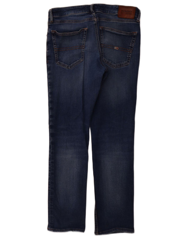 Γυναικείο τζιν ίσιο TOMMY HILFIGER W32 L27 Μπλε βαμβακερό