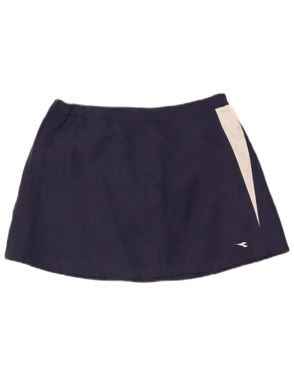 Diadora γυναικεία φούστα τένις UK 14 Medium Navy Blue Colorblock Πολυεστέρας