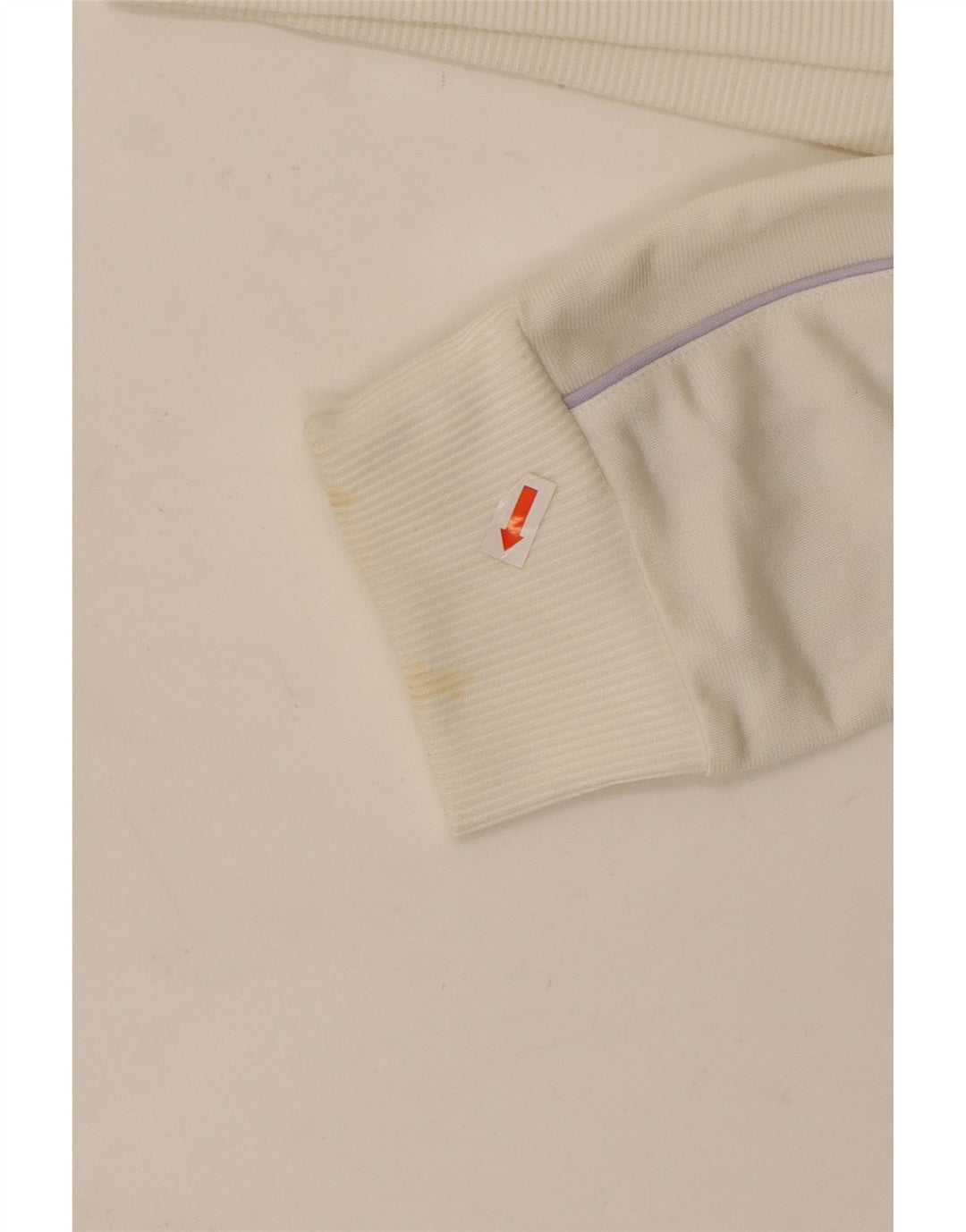 Γυναικεία αθλητική φόρμα ADIDAS Top Jacket UK 16 Large Off White Polyester