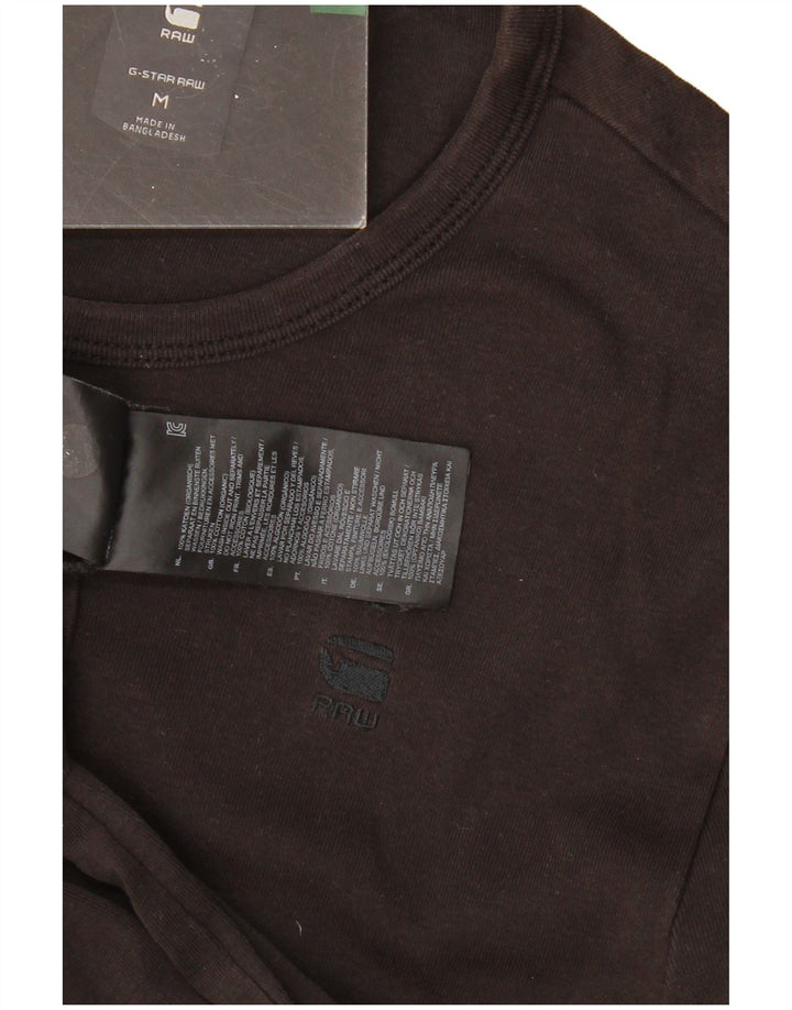 Ανδρικό T-Shirt G-STAR Top Μεσαίο μαύρο βαμβακερό