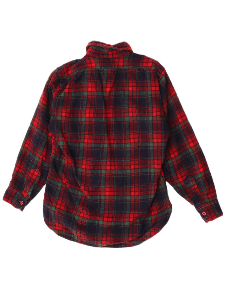 Pendleton Boys Flannel πουκάμισο 10-11 ετών Medium Navy Blue καρό μαλλί