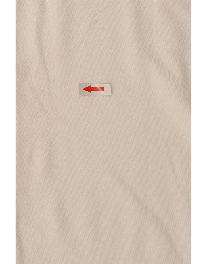Fred Perry Γυναικείο βολάν μπλουζάκι μπροστινό πόλο UK 20 2XL Λευκό