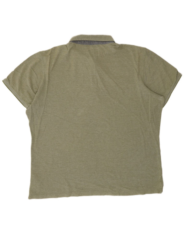 TIMBERLAND Ανδρικό μπλουζάκι Polo Slim Fit 3XL πράσινο βαμβακερό