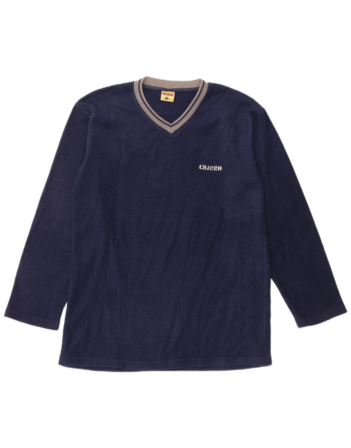 CHARRO Ανδρικό Fleece Jumper Medium Navy Blue Polyester