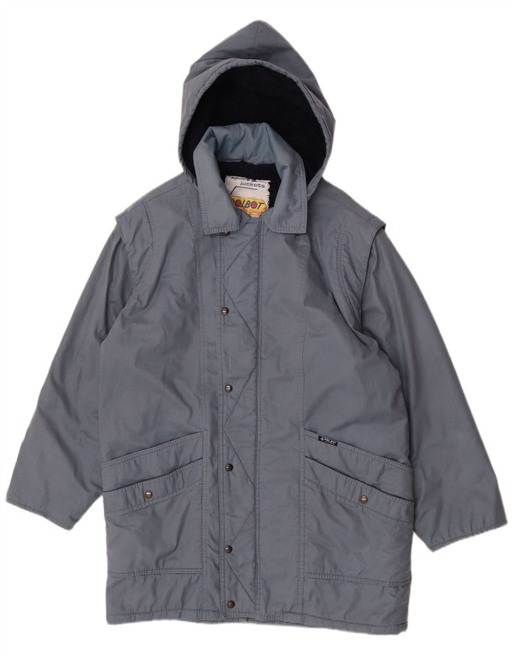 Polbot Ανδρικό μπουφάν Sherpa με κουκούλα UK 42 XL Blue Polyester