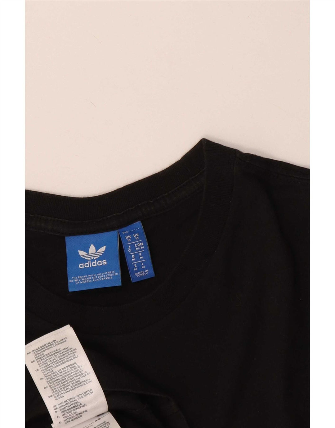 Ανδρικό γραφικό T-Shirt Adidas Top Μεσαίο μαύρο βαμβακερό