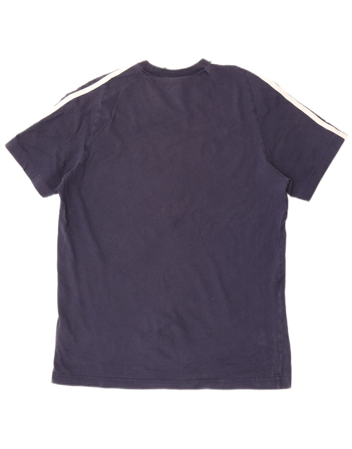 Ανδρικό T-Shirt Adidas Top Βαμβακερό μεσαίο Navy Blue