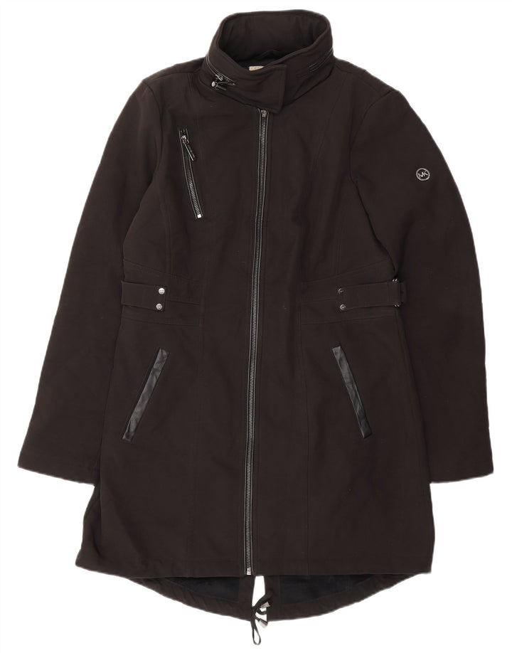 Michael Kors Γυναικείο μπουφάν Parka με κουκούλα UK 10 Small Black Polyester