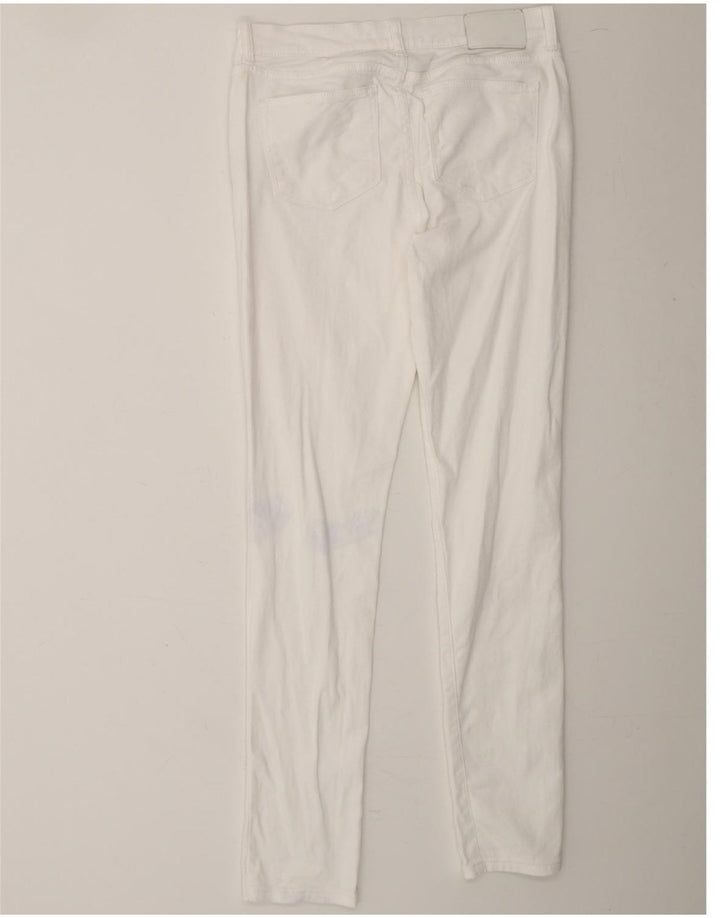 RALPH LAUREN Womens Slim Jeans US 6 Medium W30 L31 White Cotton Vintage Ralph Lauren and Second-Hand Ralph Lauren from Messina Hembry 