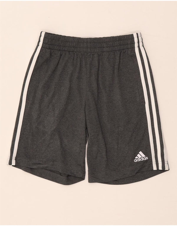 Adidas Boys Sport Short 11-12 Years Grey Polyester