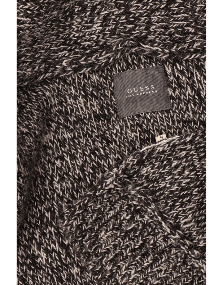 Guess Γυναικείο πουλόβερ Longline Cardigan UK 10 Small Grey Flecked