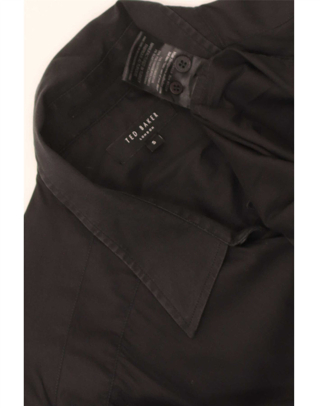 Ted Baker Ανδρικό πουκάμισο 5 XL Μαύρο βαμβακερό