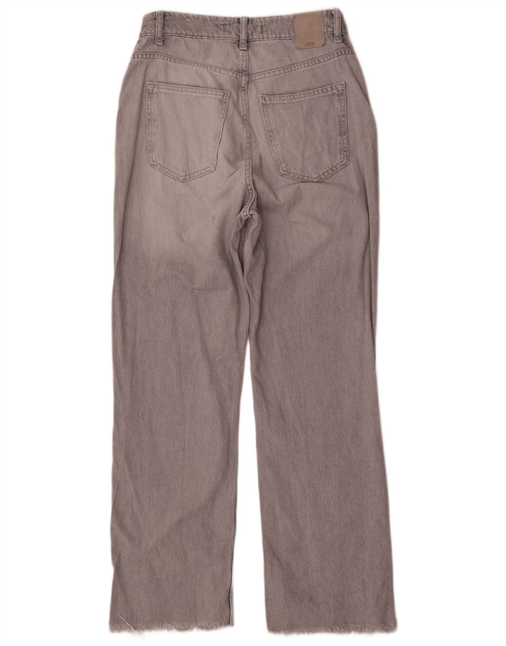 Zara Γυναικείο Straight Jeans EU 38 Small W28 L29 Grey