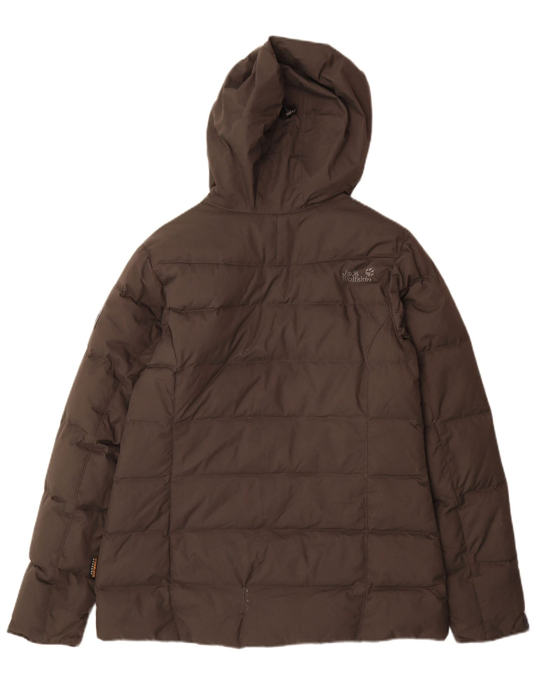 Jack Wolfskin γυναικείο μπουφάν με κουκούλα UK 12/14 Μεσαίο καφέ πολυαμίδιο