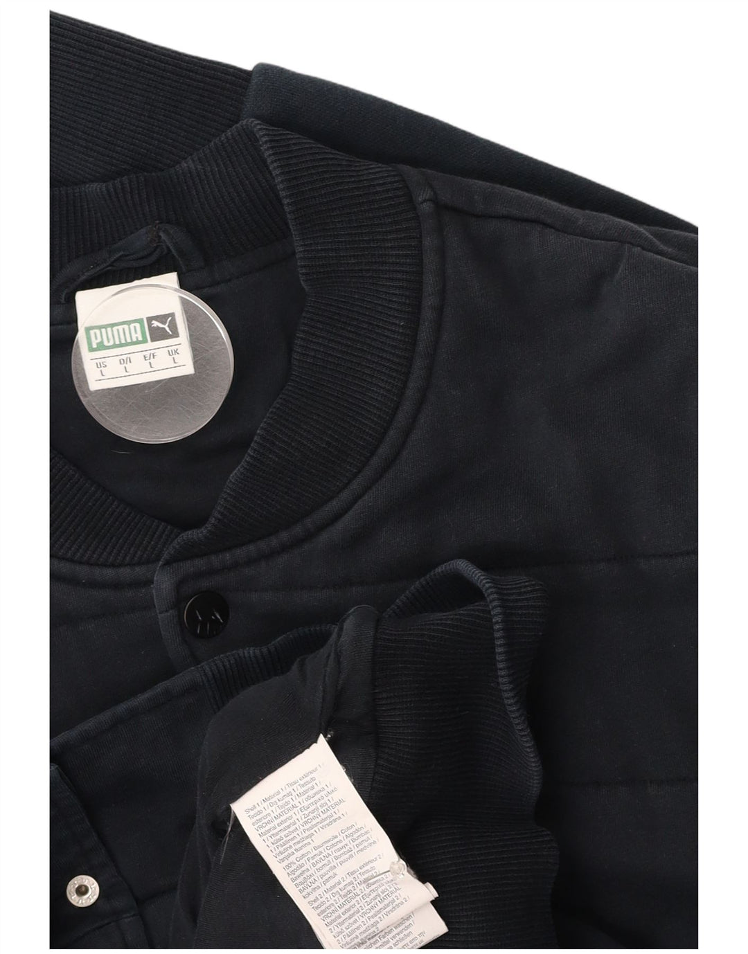 Ανδρικό μπουφάν PUMA Bomber UK 40 Large Navy Blue Cotton