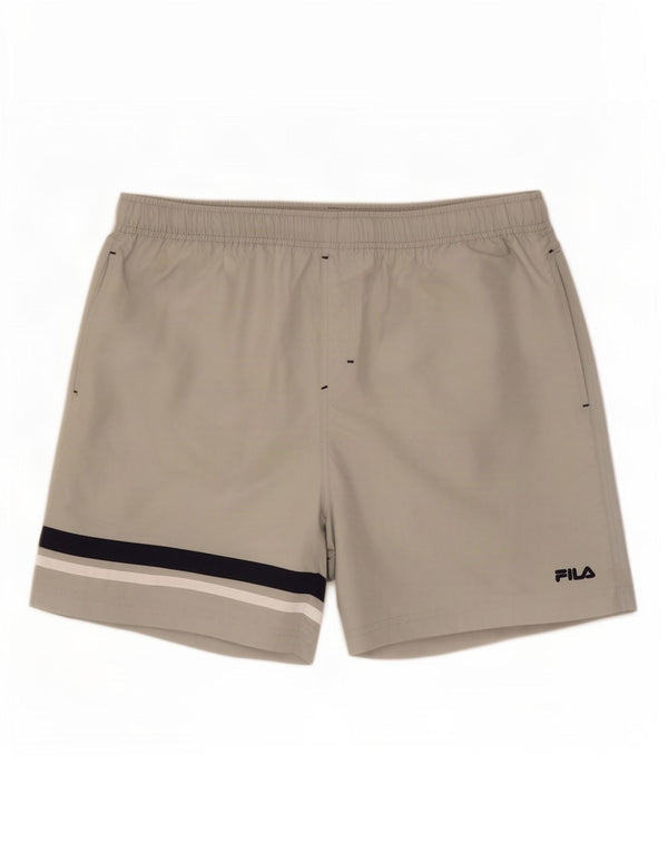 Ανδρικό σορτς κολύμβησης Fila XL Grey Colourblock Polyester