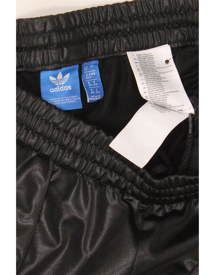 Γυναικεία αθλητική φόρμα Adidas Παντελόνι UK 12 μεσαίο μαύρο πολυεστέρα