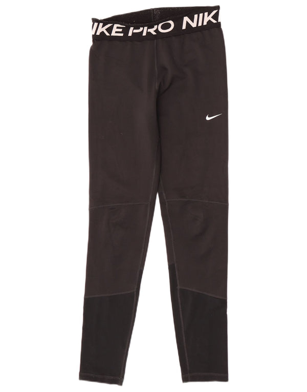 Γραφικό κολάν Nike Girls Dri Fit 13-14 ετών XL μαύρο πολυεστέρα