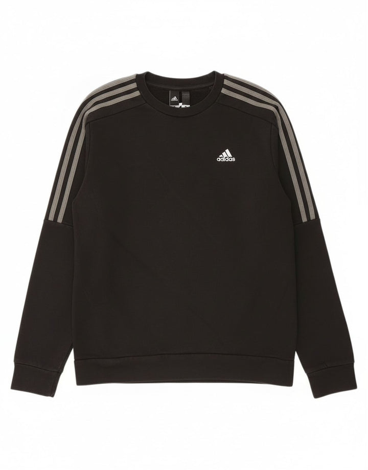 Ανδρικό φούτερ Adidas Jumper Μικρό μαύρο βαμβακερό