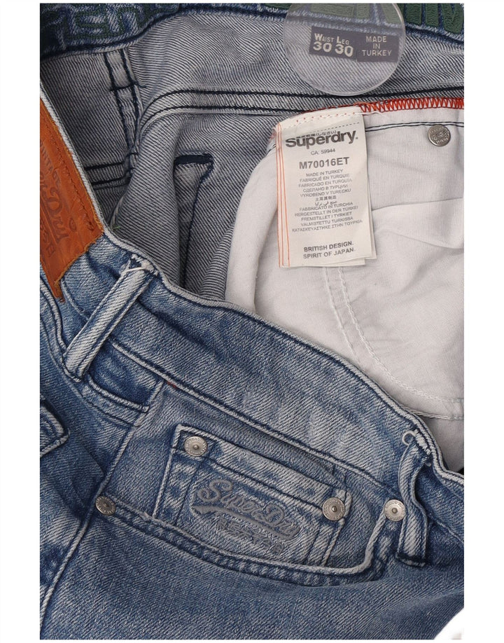 Ανδρικό Slim Jeans Superdry W30 L27 Blue Cotton