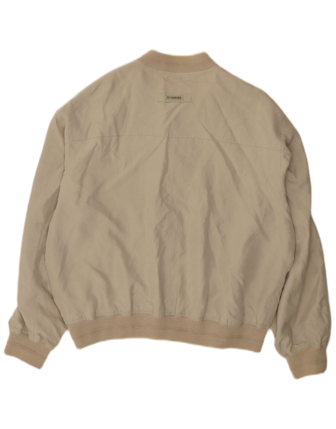 Ανδρικό μπουφάν Ivy Oxford Bomber IT 50 Large Beige Silk