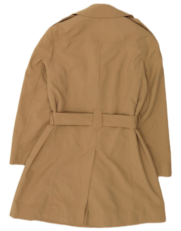 Marks & Spencer Γυναικεία Petite Trench Coat UK 12 Medium Khaki Polyester