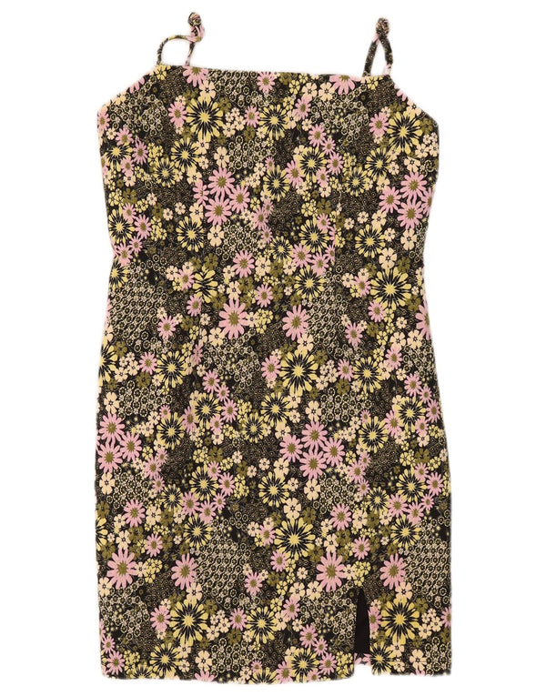 Γυναικείο Slip Dress UK 8 Oasis Small Black Floral Polyester