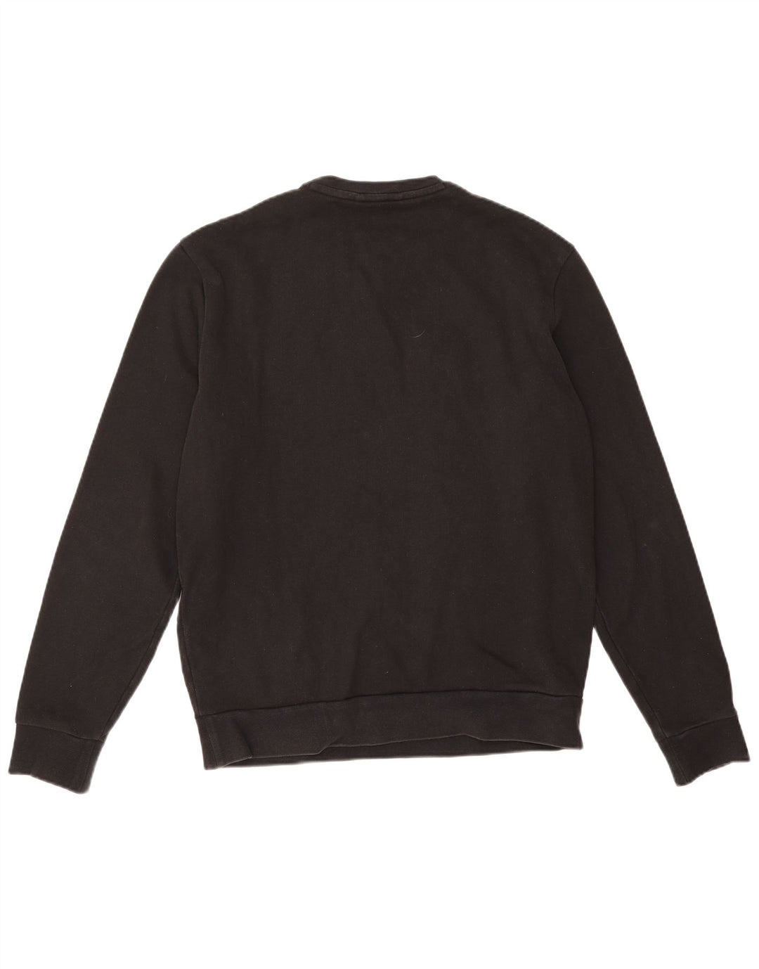 Armani Ανδρικό Φούτερ γραφικό Jumper Μεγάλο Μαύρο Βαμβακερό