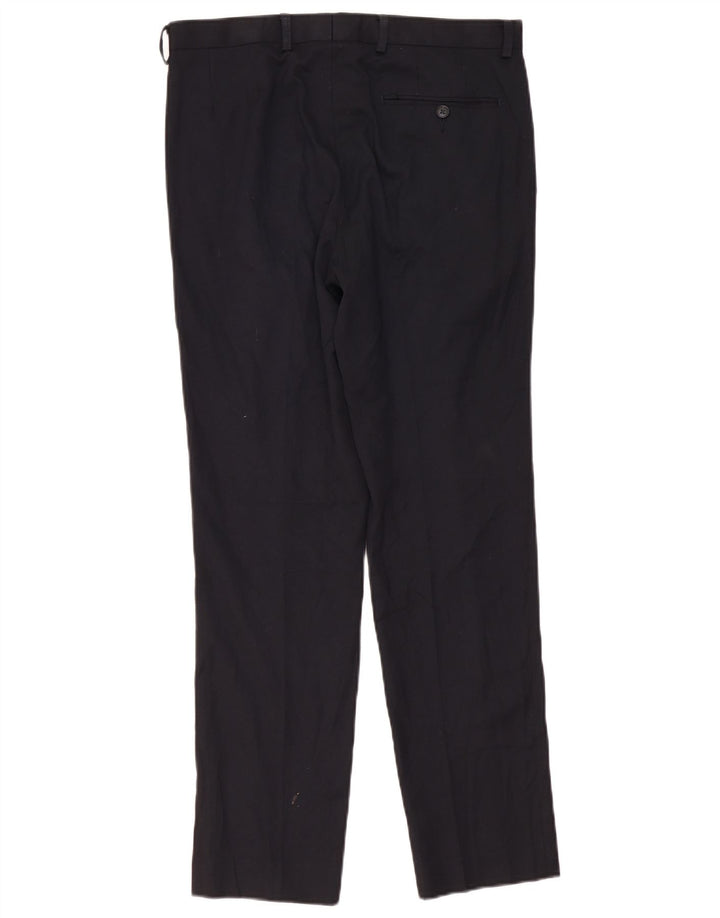 Marks & Spencer Γυναικείο Slim Suit Παντελόνι W32 L33 Navy Blue Polyester