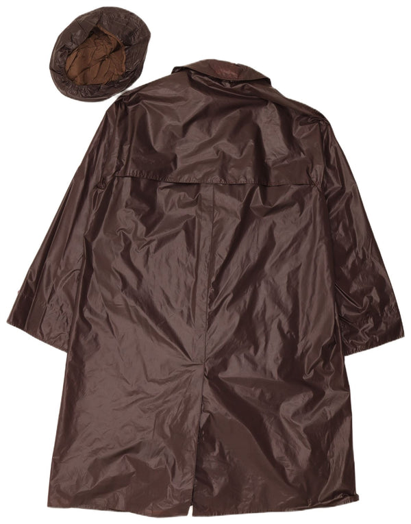 Vintage Ανδρικό Milano Raincoat UK 40 Large Brown