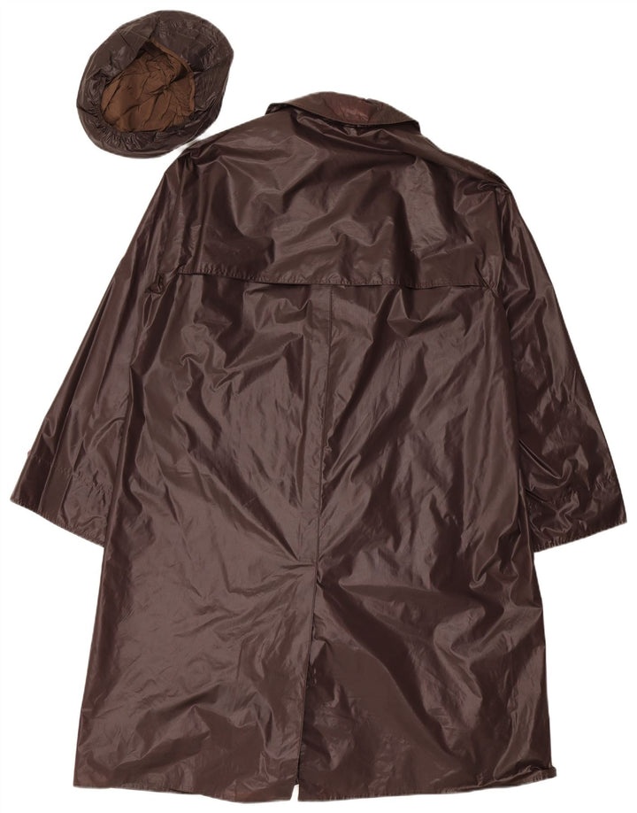 Vintage Ανδρικό Milano Raincoat UK 40 Large Brown
