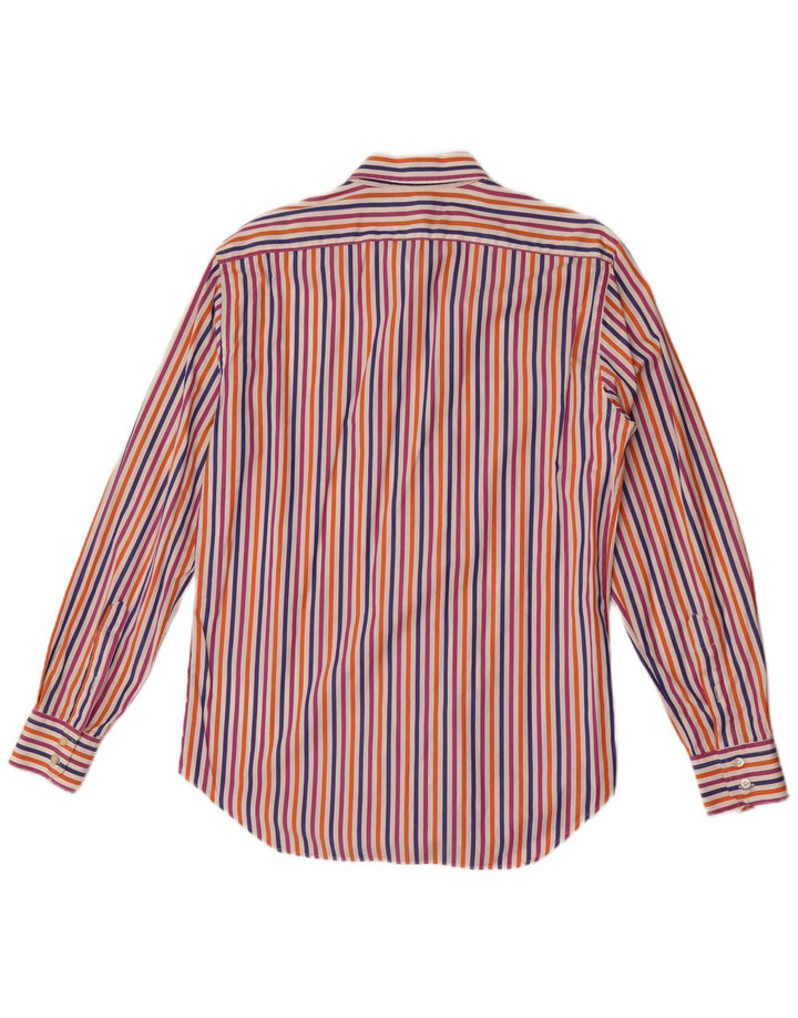 Ανδρικό πουκάμισο Brooksfield Slim Fit Μέγεθος 40 Μεσαίο πολύχρωμο βαμβακερό ριγέ
