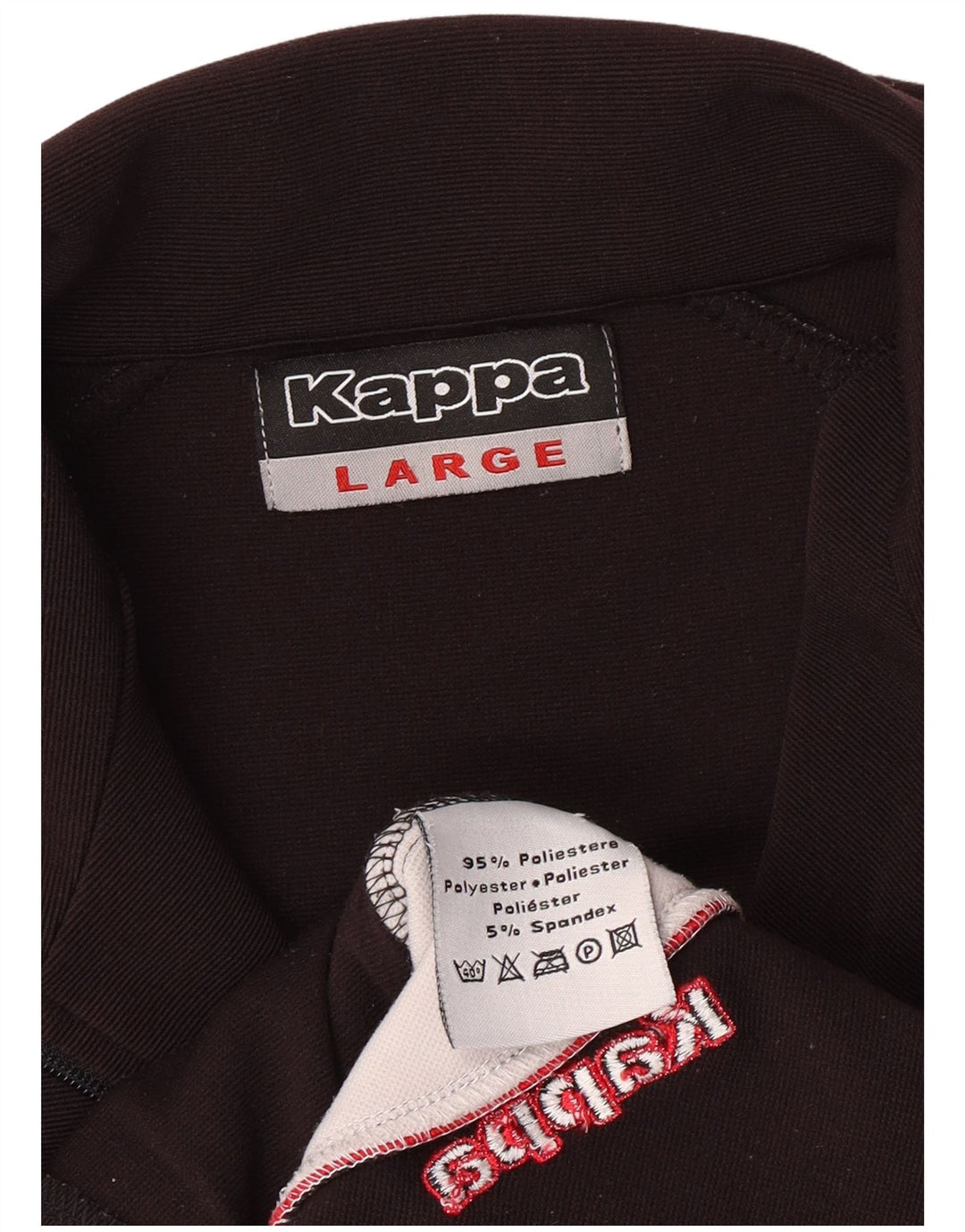 Ανδρική φόρμα KAPPA Top Jacket Large Black Colourblock Polyester