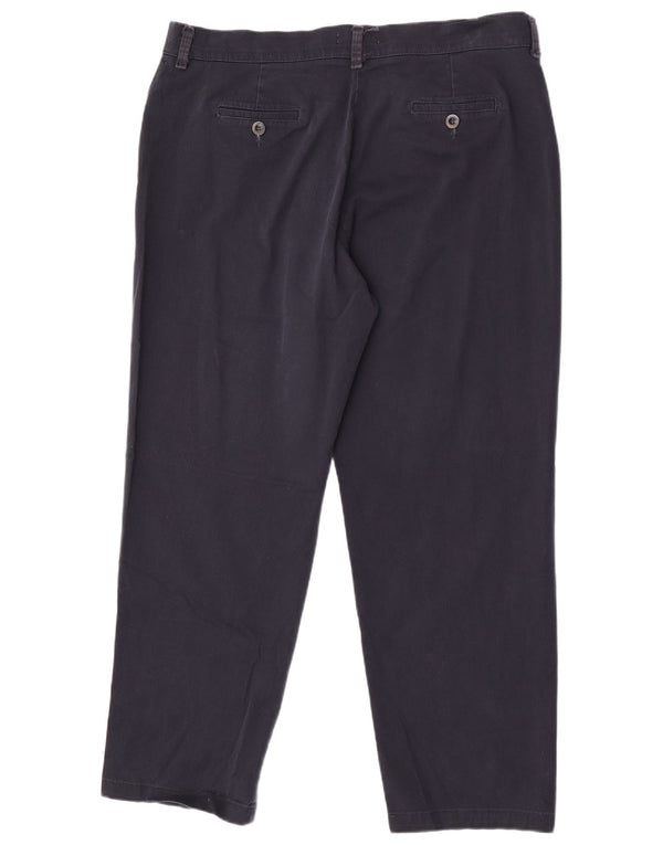 Γυναικείο Lee Straight, χαλαρή εφαρμογή Casual παντελόνι US 18 2XL W38 L30 Navy Blue