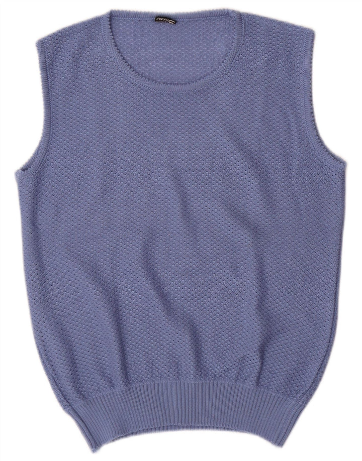 Silvana Γυναικείο Γιλέκο Tank Top IT 48 XL Μπλε Ακρυλικό