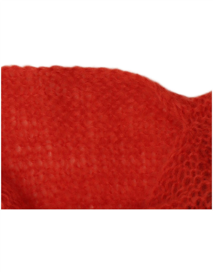 VINTAGE Γυναικείο Γιλέκο Tank Top UK 1Medium Orange