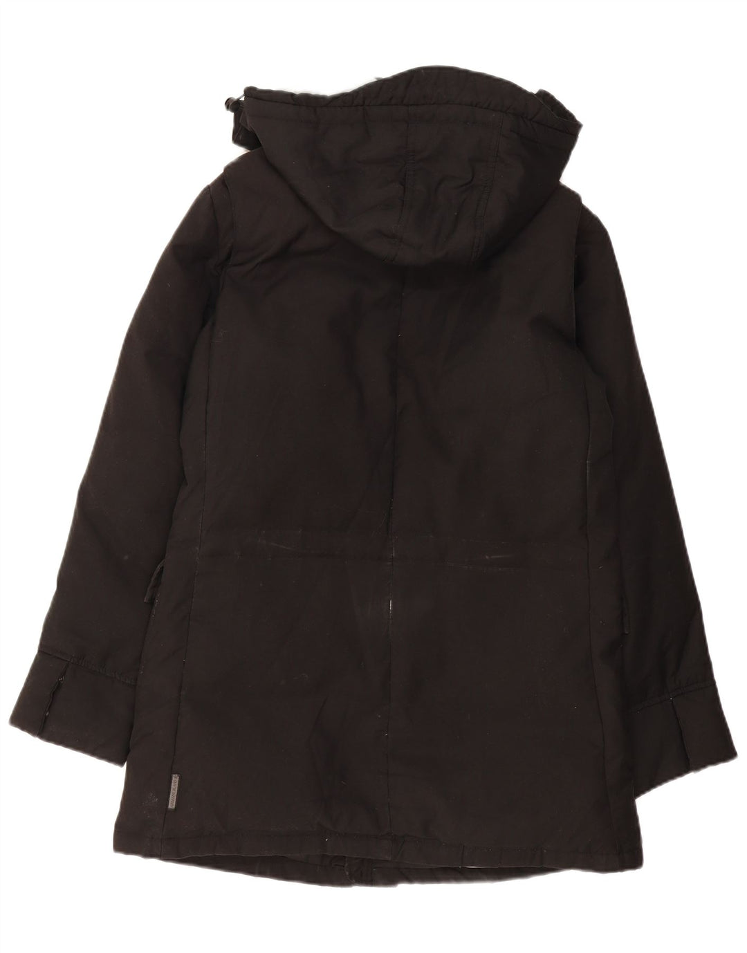 ARMANI Mens Hooded Padded Jacket UK 34 XS Black Polyester