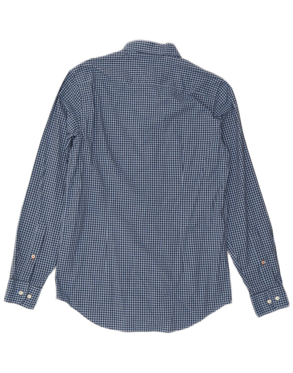 Ανδρικό πουκάμισο Tommy Hilfiger Slim Fit Medium Blue Gingham Cotton