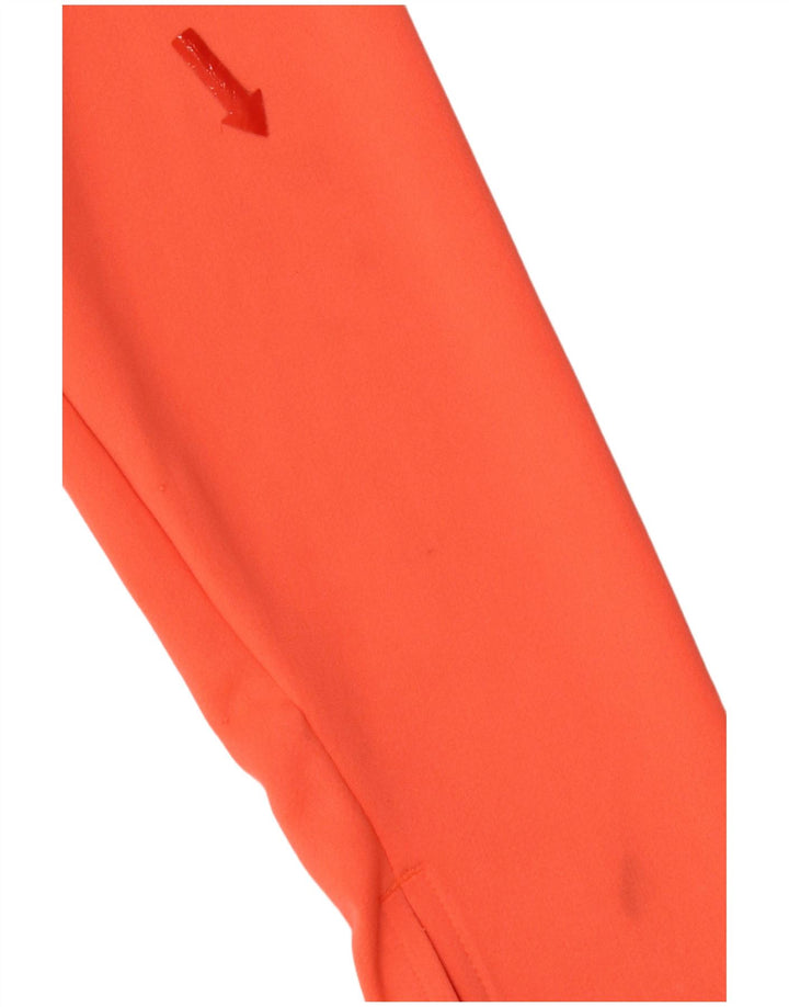 Γυναικεία αθλητική φόρμα Nike Dri Fit γραφικό πουλόβερ Top 10 UK Small Orange