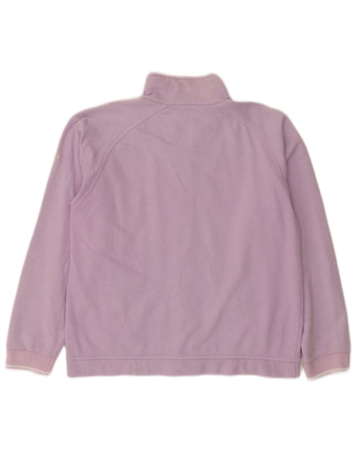 Champion Womens Oversized αθλητική φόρμα Top Jacket UK 10 Small Purple