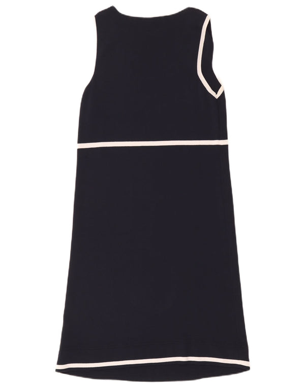 Luisa Spagnoli Γυναικείο Αμάνικο φόρεμα Shift UK 12 Medium Navy Blue