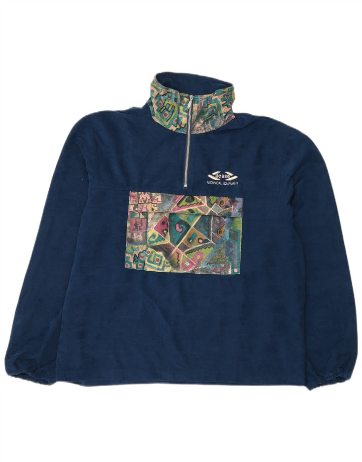 Aesse Ανδρική φόρμα πουλόβερ Loose Fit Top Small Navy Blue Geometric