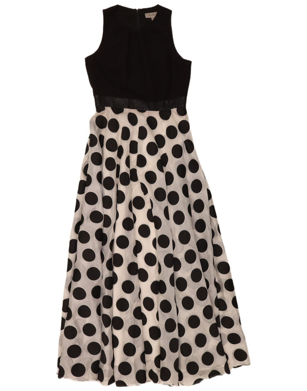 Γυναικείο Maxi Αμάνικο Φόρεμα COAST UK 12 Medium White Pot Polyester