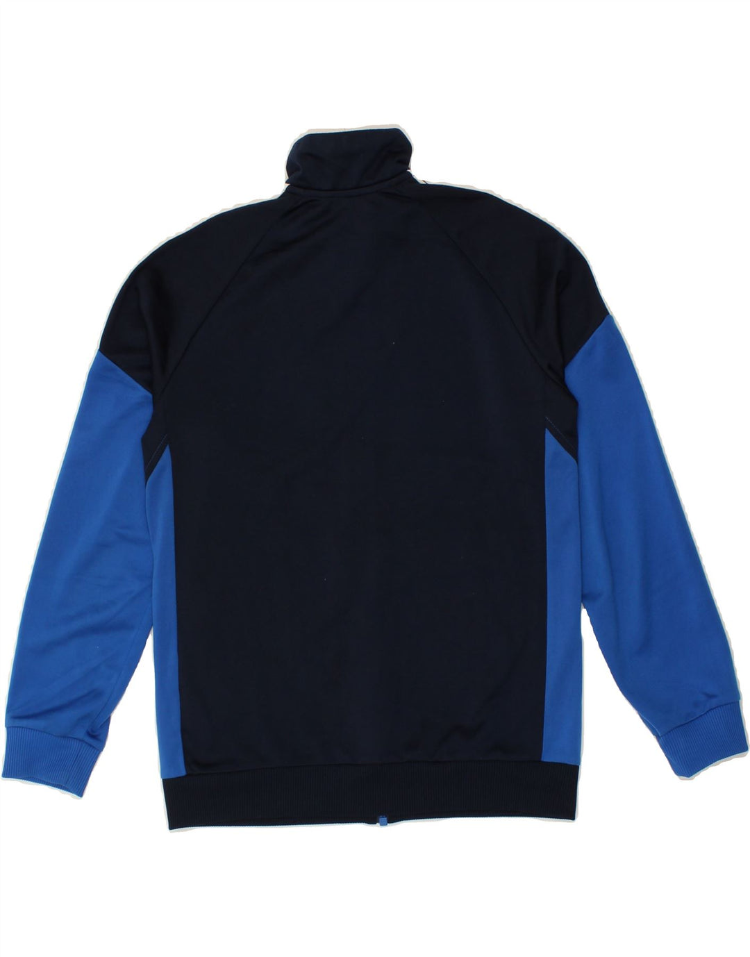 ADIDAS Boys Tracksuit Top Jacket 11-12 Years Blue Colourblock Polyester Vintage Adidas and Second-Hand Adidas from Messina Hembry 