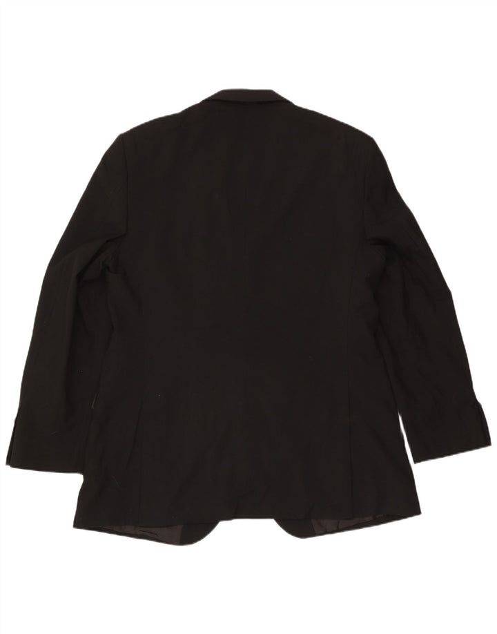 Marks & Spencer Ανδρικό σακάκι blazer 2 κουμπιών UK 44 XL μαύρο πολυεστέρα